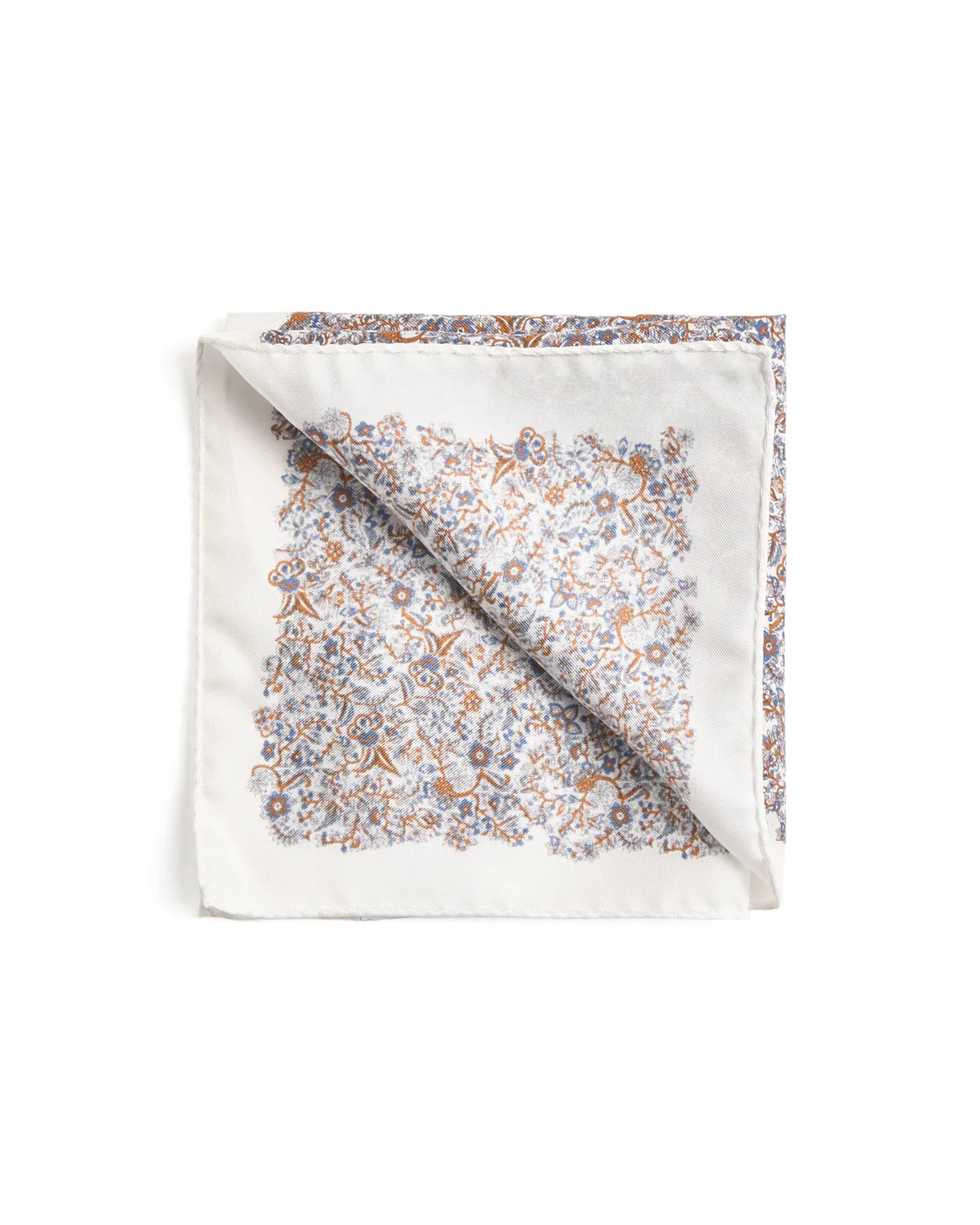 Floral Silk Twill Pocket Square - Image 2