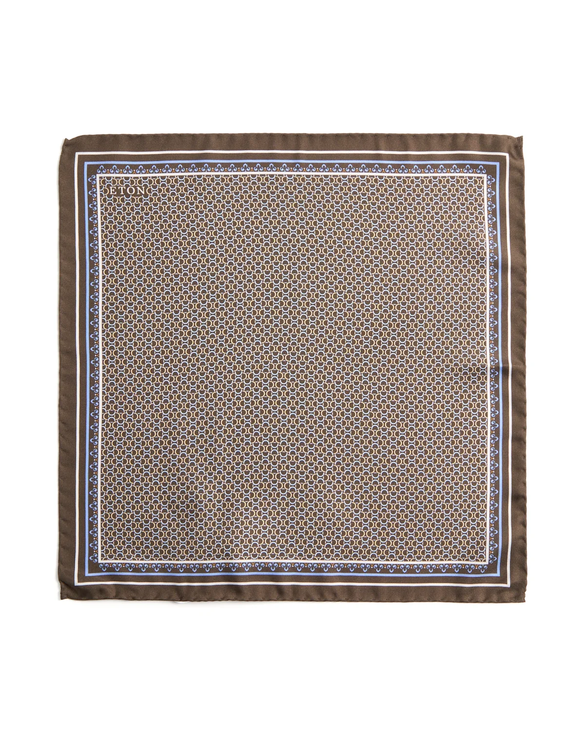Geometric Silk Twill Pocket Square - Image 3