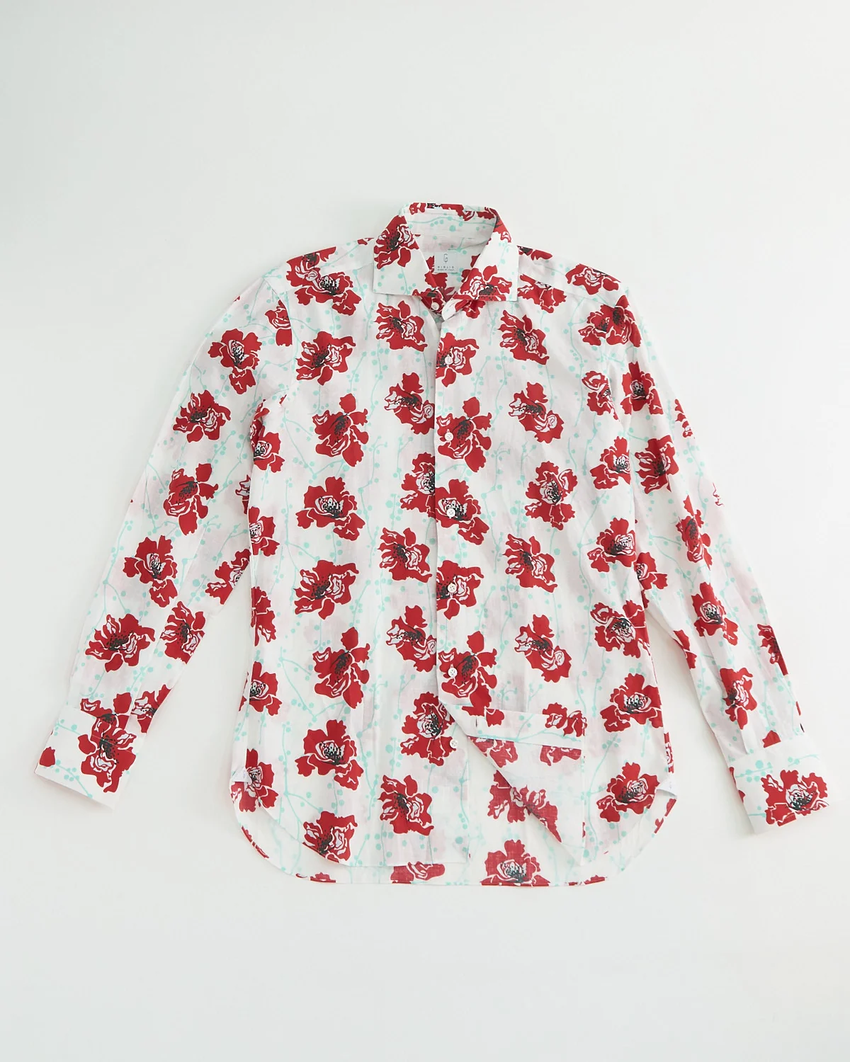 Poppy Print Shirt - Image 6