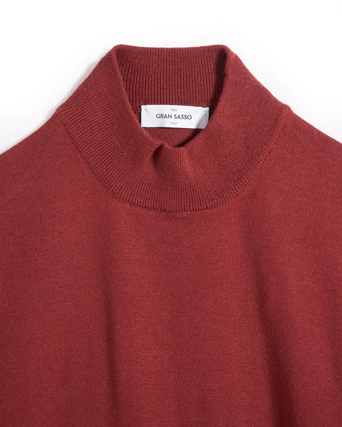 Mock Neck Wool Sweater - Image 4