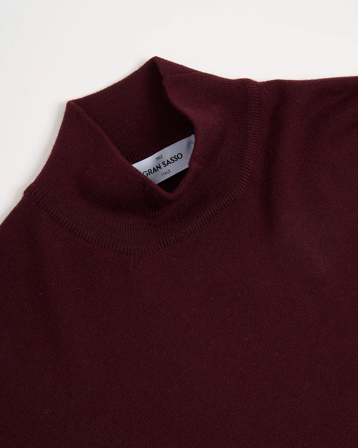 Mock Neck Wool Sweater - Image 2