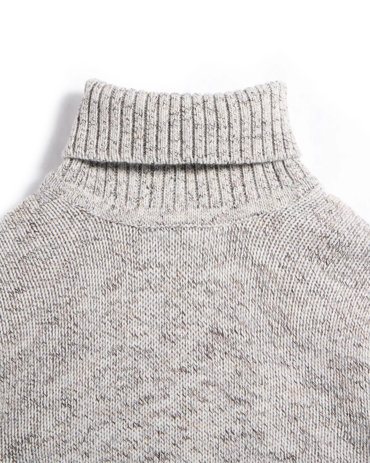 Printed Yarn Turtleneck Sweater - Image 4