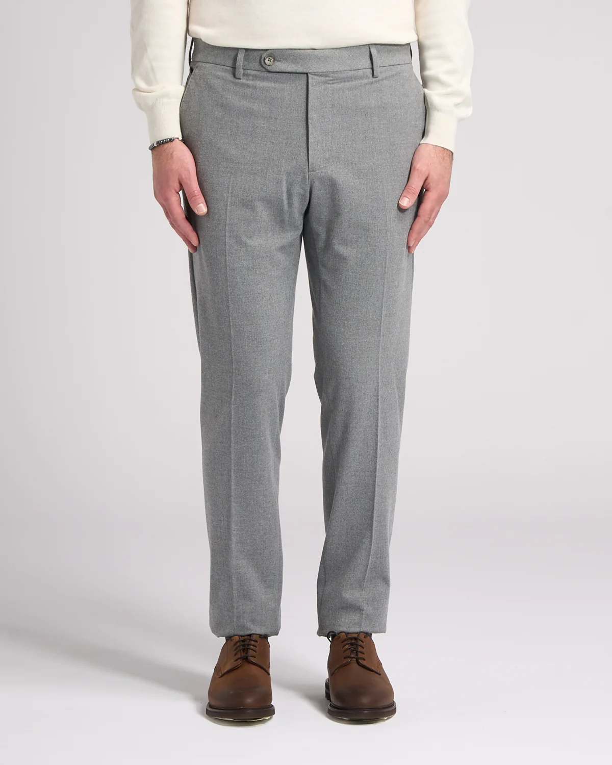 Washable Tech Flannel Tailored Fit Dress Pants