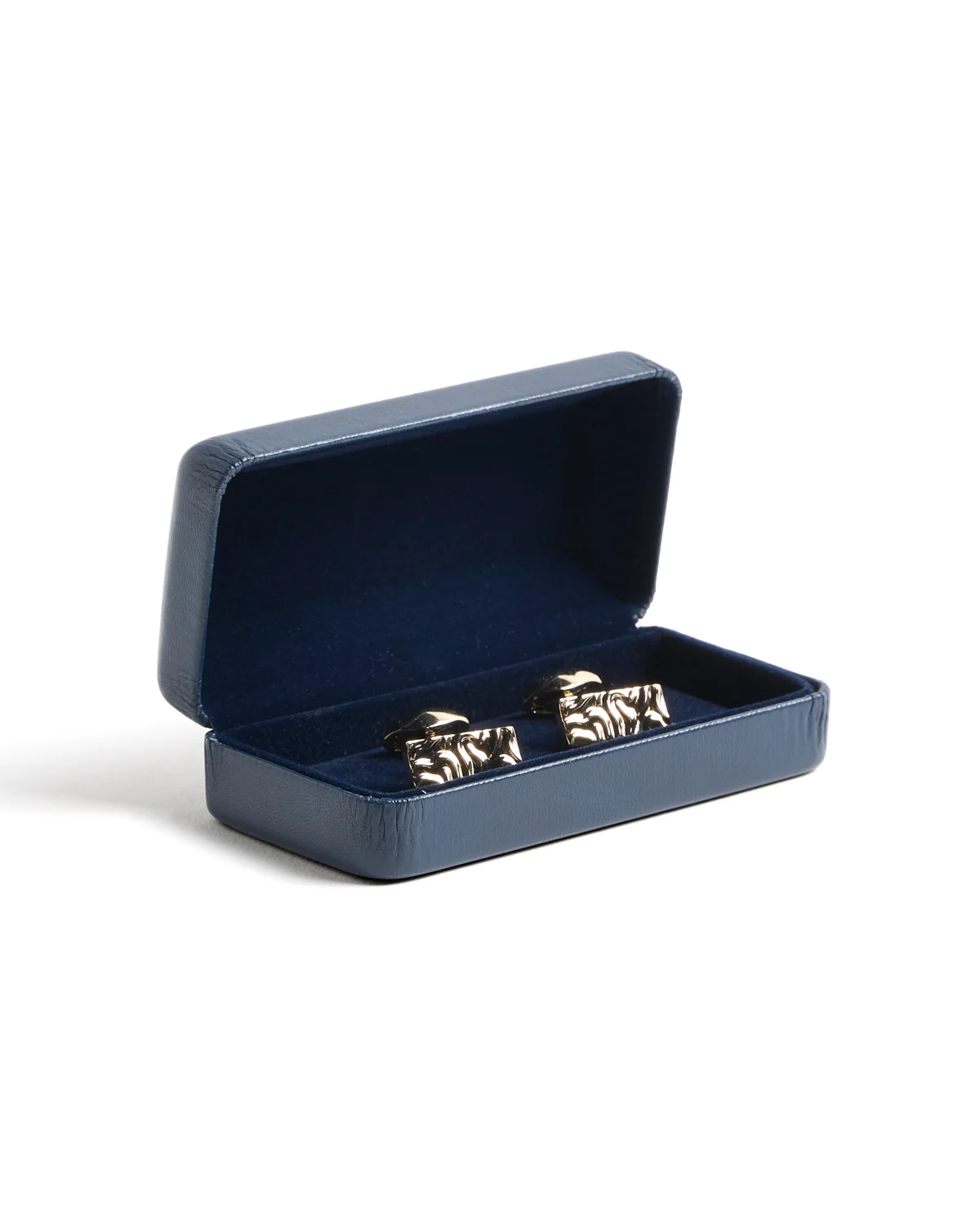 Hammered Plated Brass Cufflinks