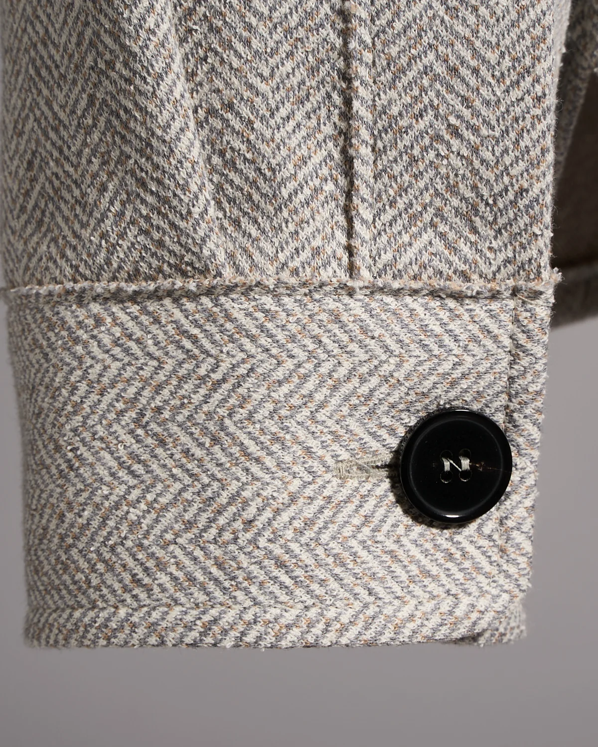 Bouclé Herringbone Shirt Jacket - Image 7