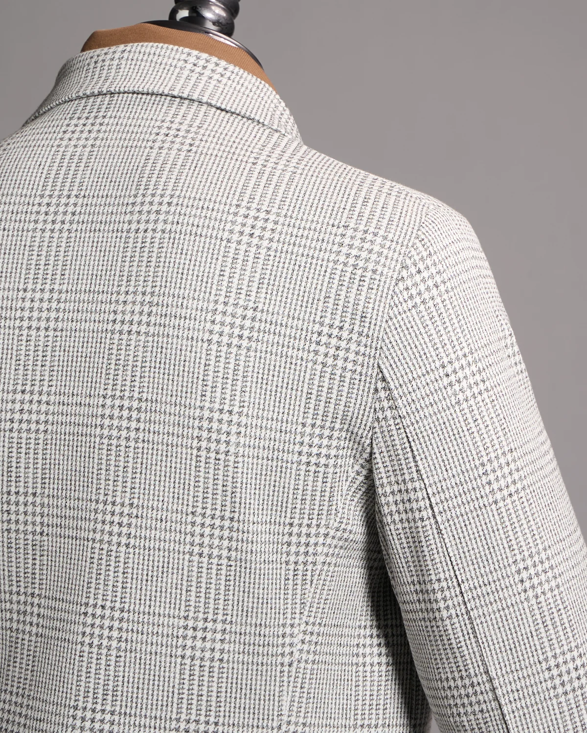 Prince Of Wales Knit Blazer - Image 6
