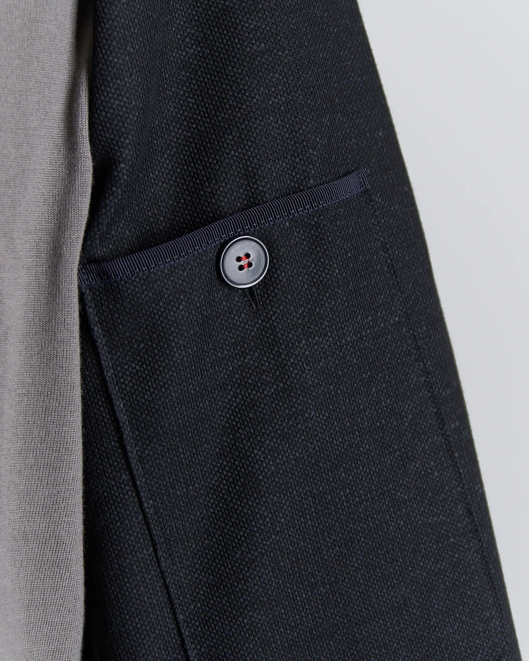 Superfine Merino Stretch Knit Sweater Blazer - Image 8