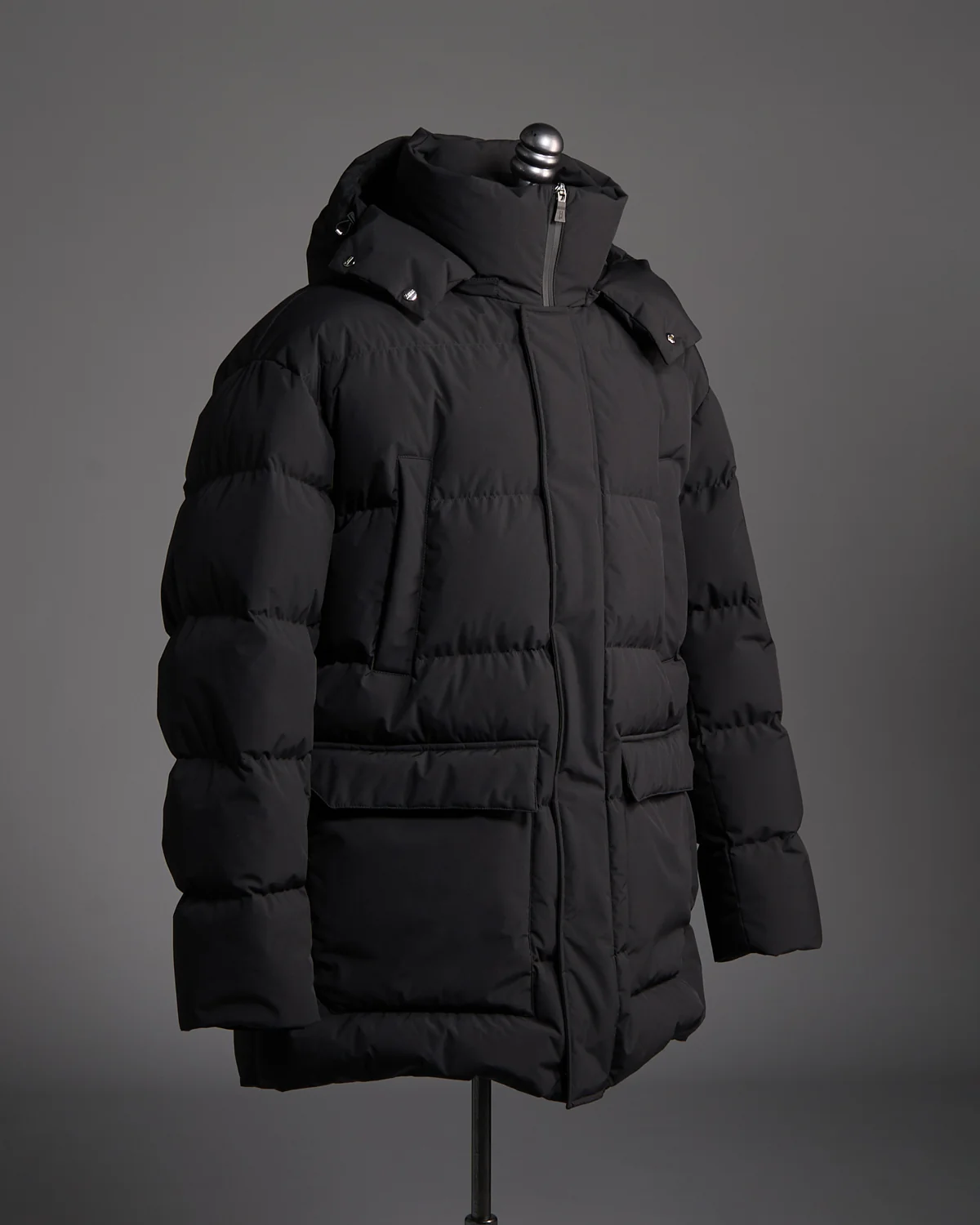 Functional Waterproof Quilted Long Puffer Coat - Image 2
