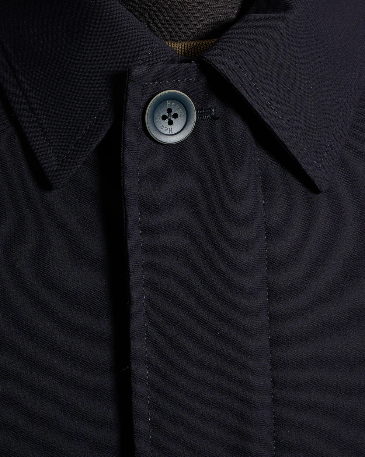Lightweight Woolen Effect Trench Coat - Image 6