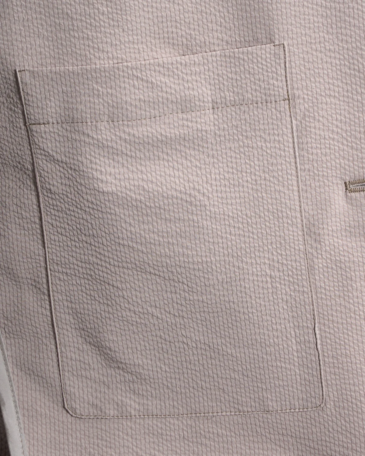 Seersucker Stretch Unlined 2 Button Blazer - Image 6