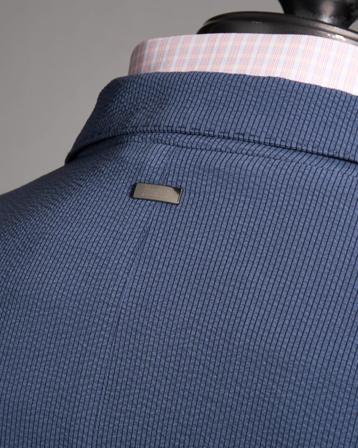 Seersucker Stretch Unlined 2 Button Blazer - Image 12