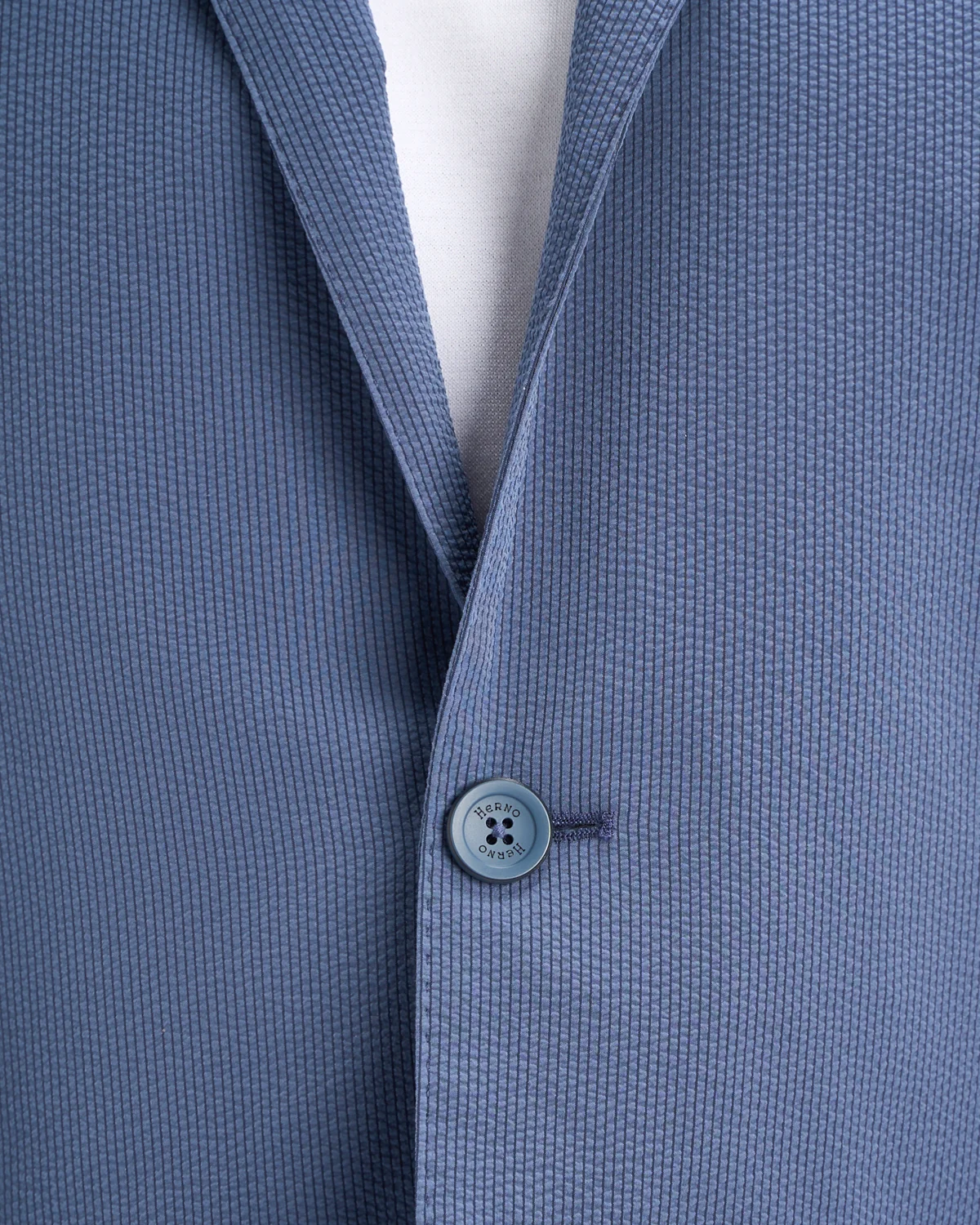 Seersucker Stretch Unlined 2 Button Blazer - Image 8