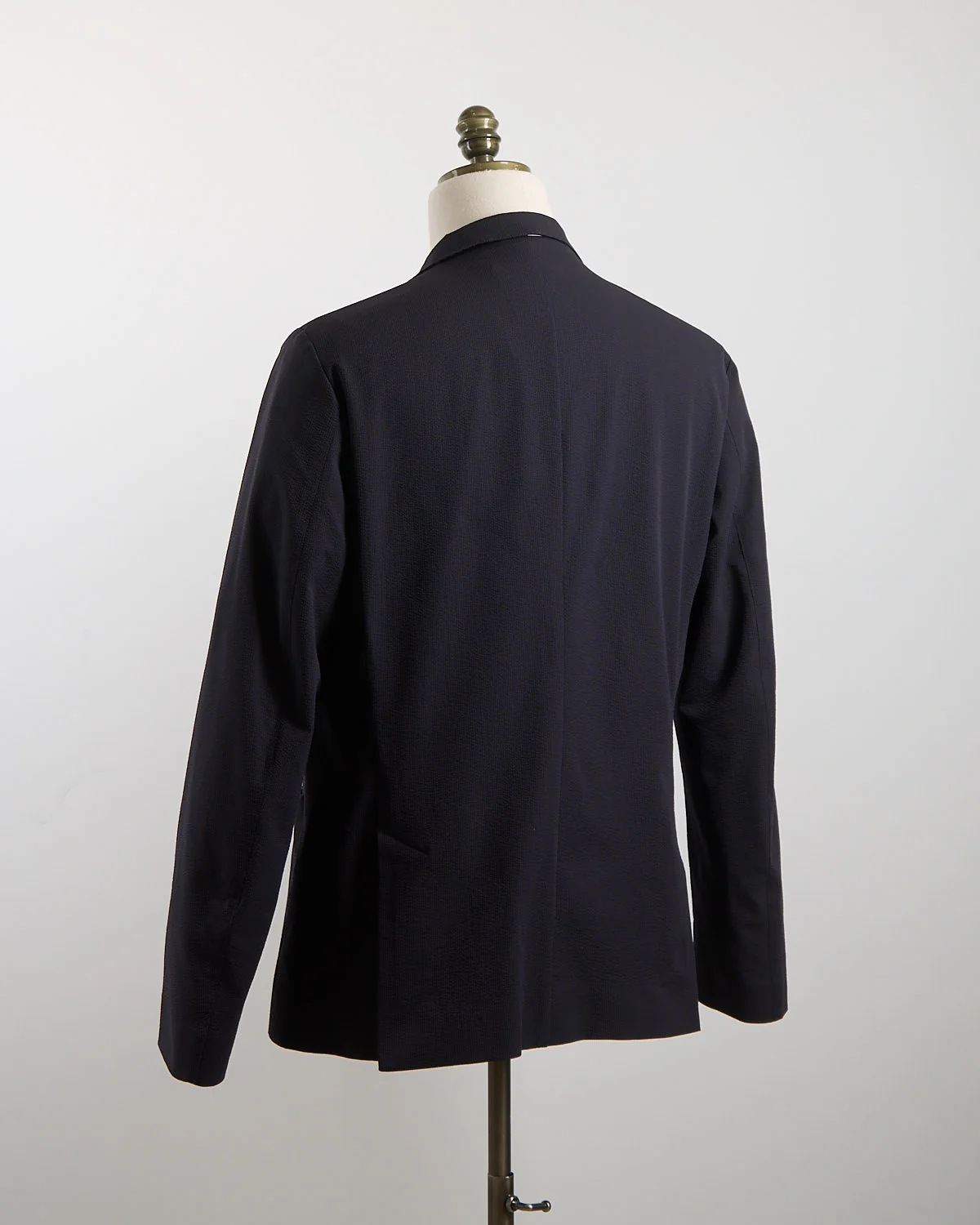 Seersucker Two-Button Blazer - Image 3
