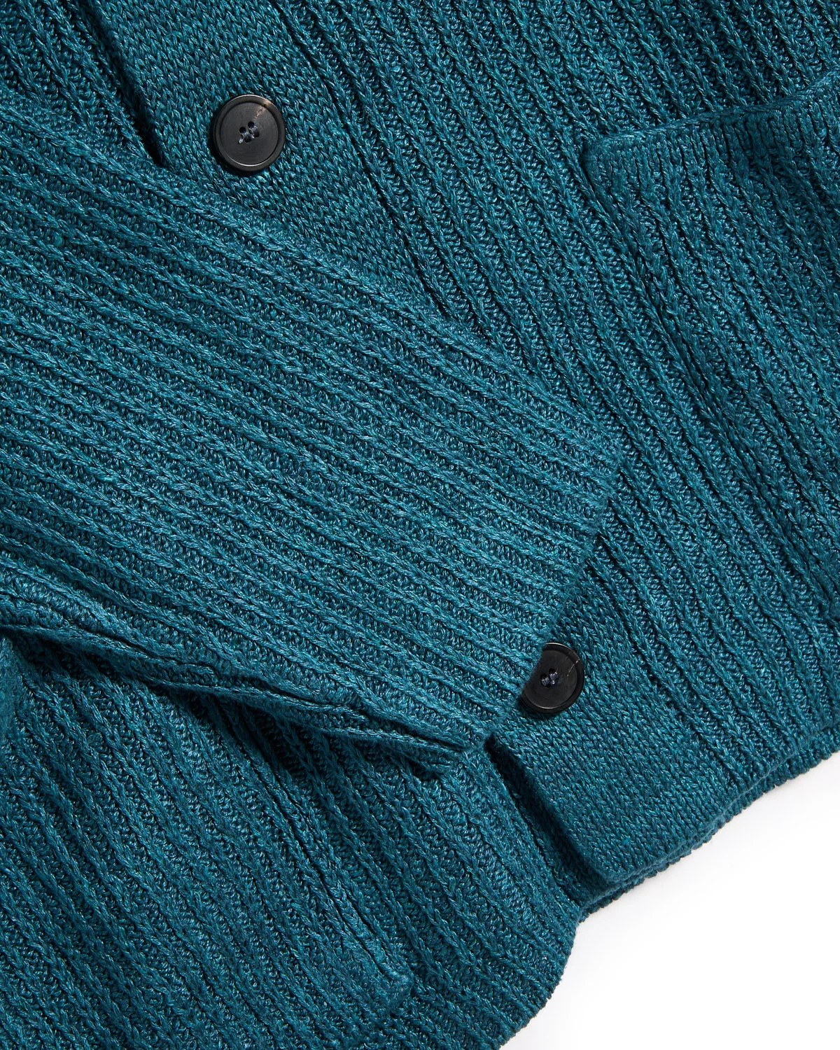 100% Washed Linen Button Front 'Lightkeeper' Sweater - Image 4