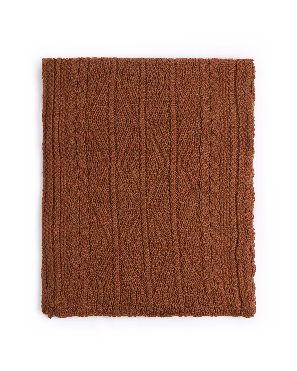 Alpaca Silk Classic Aran Cable Scarf