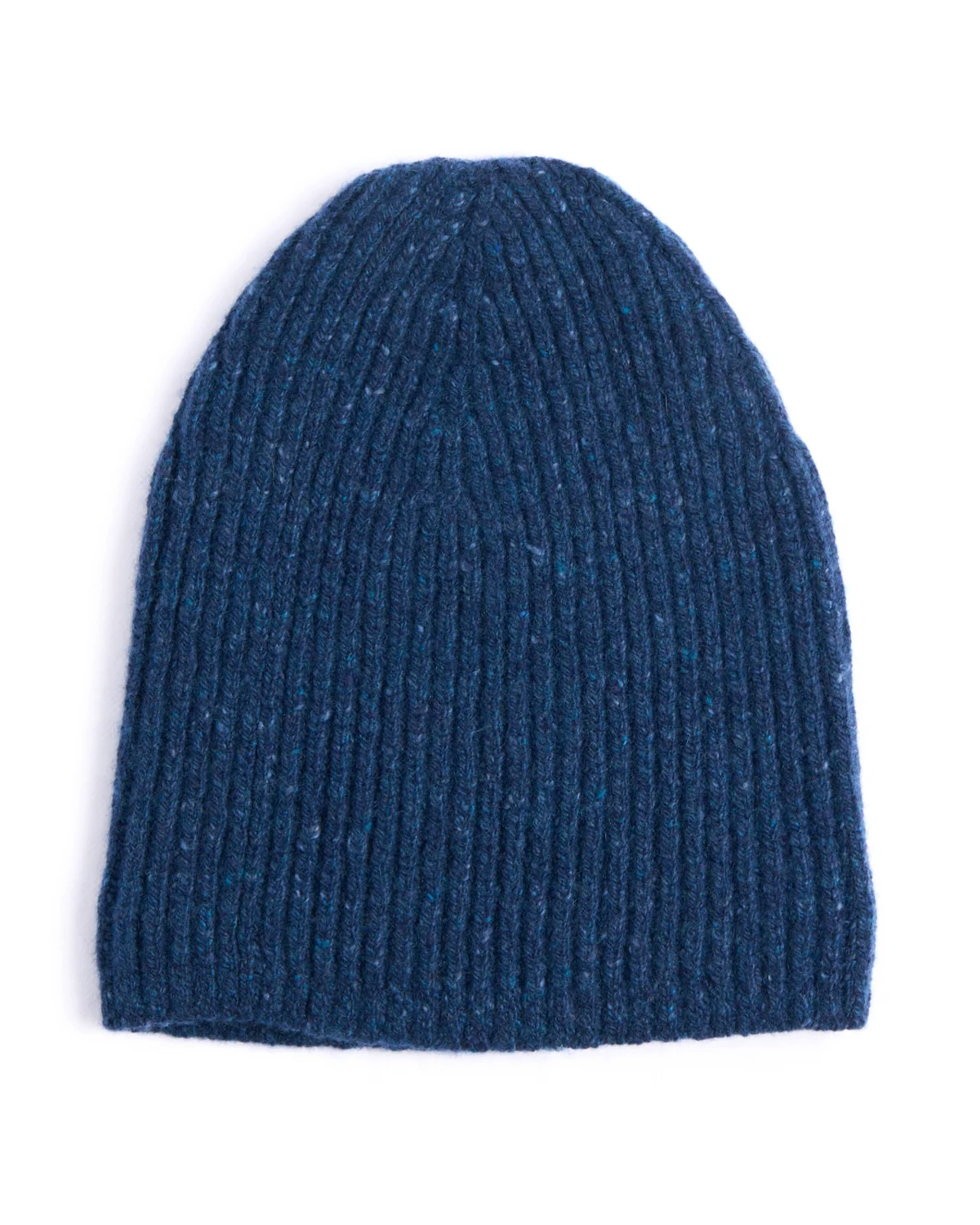 Classic Merino Wool-Cashmere Fisherman Ribbed Hat - Image 3