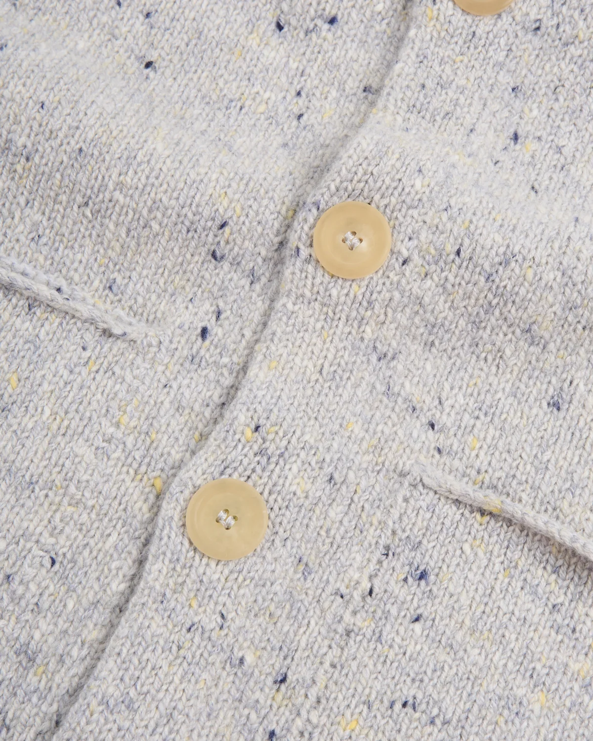 Wool-Cashmere Shirt Collar Carpenter's Jacket Sweater - Image 4
