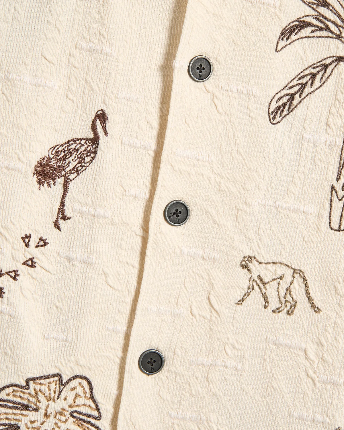 Beeston Ss Embroidered Camp Shirt - Image 5