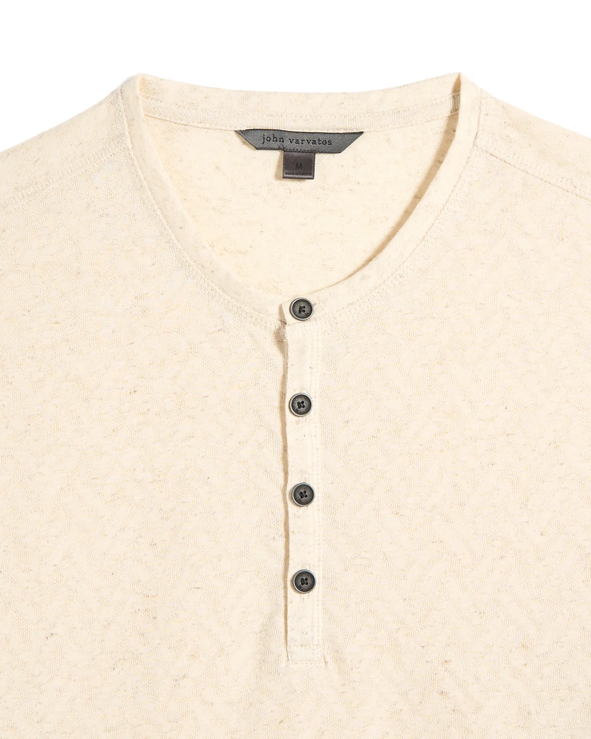 Elm Ss Textured Henley - Image 2
