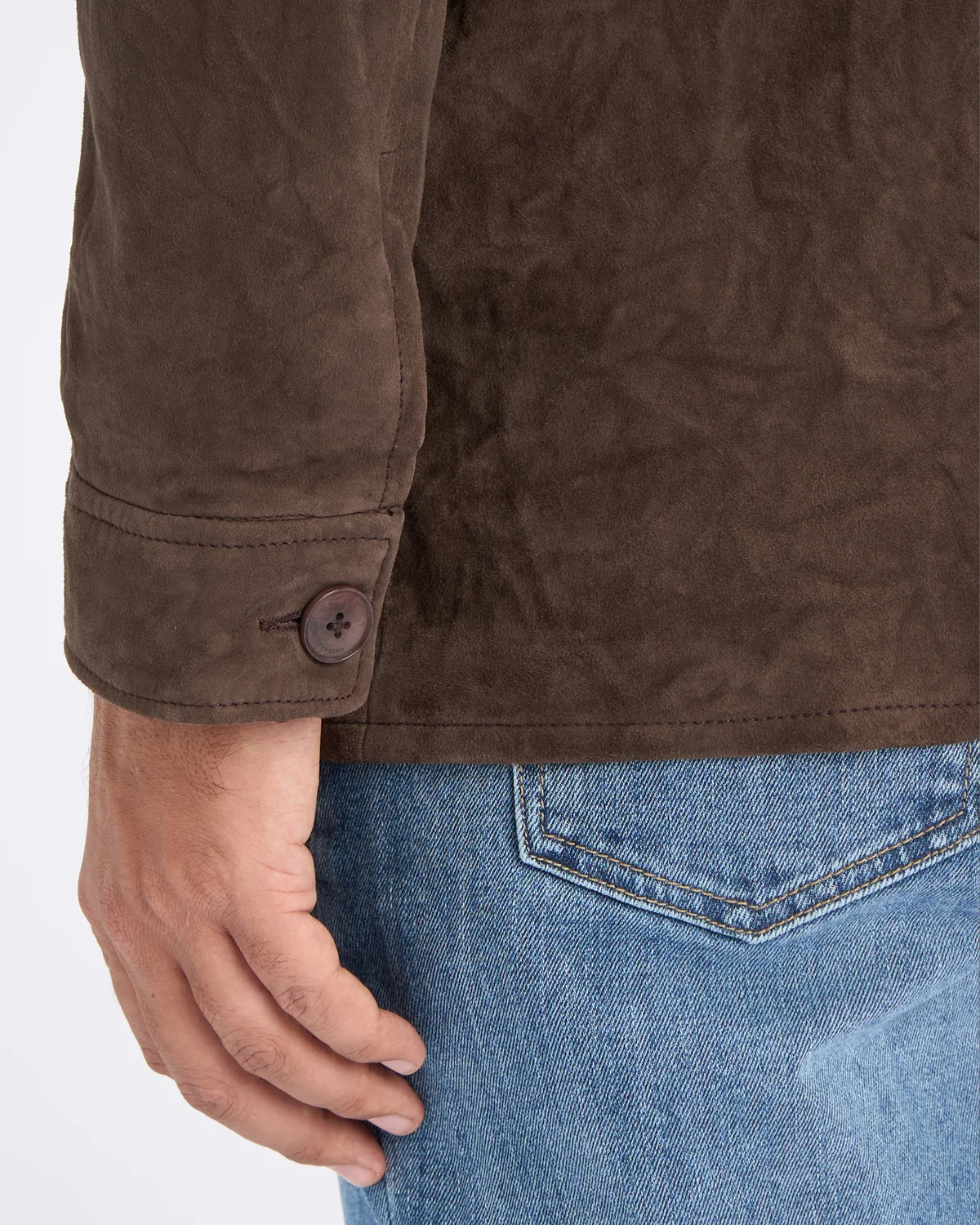 Jesse Leather Shirt Jacket - Image 7