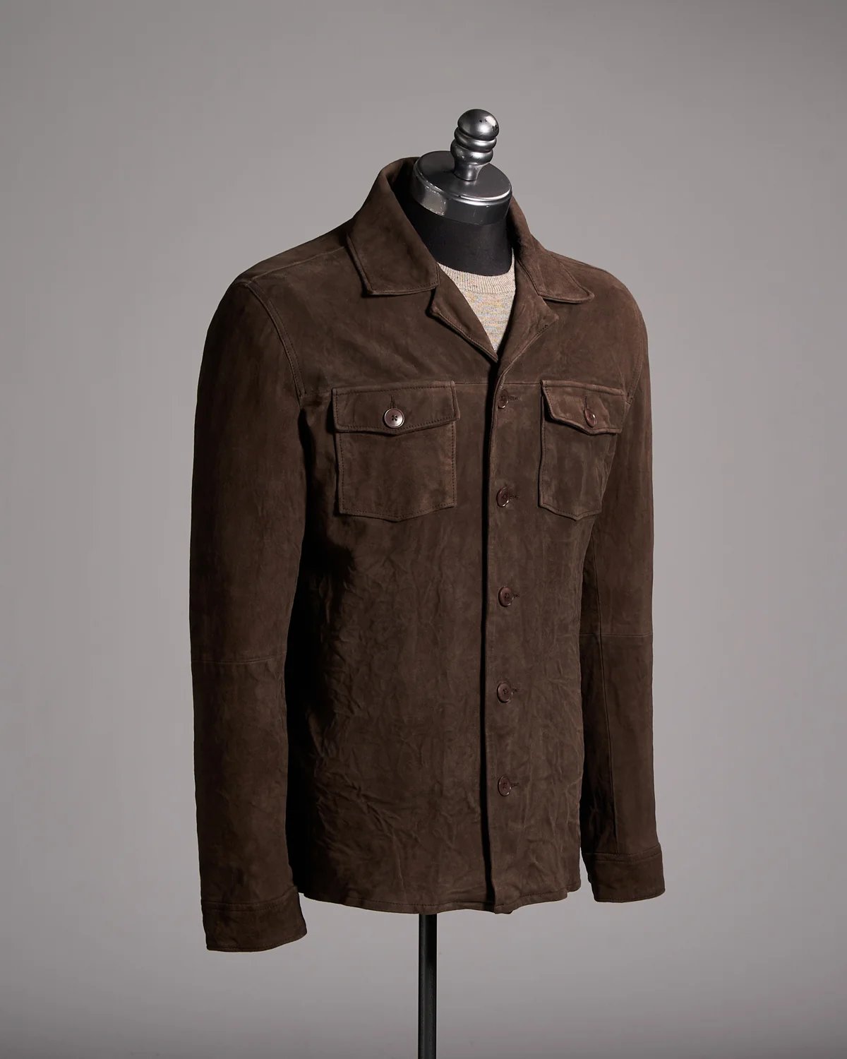 Jesse Leather Shirt Jacket - Image 9