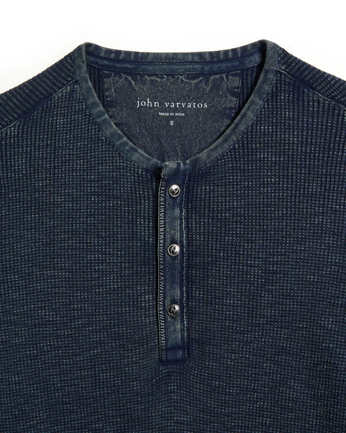 Mephis Waffle Henley - Image 2