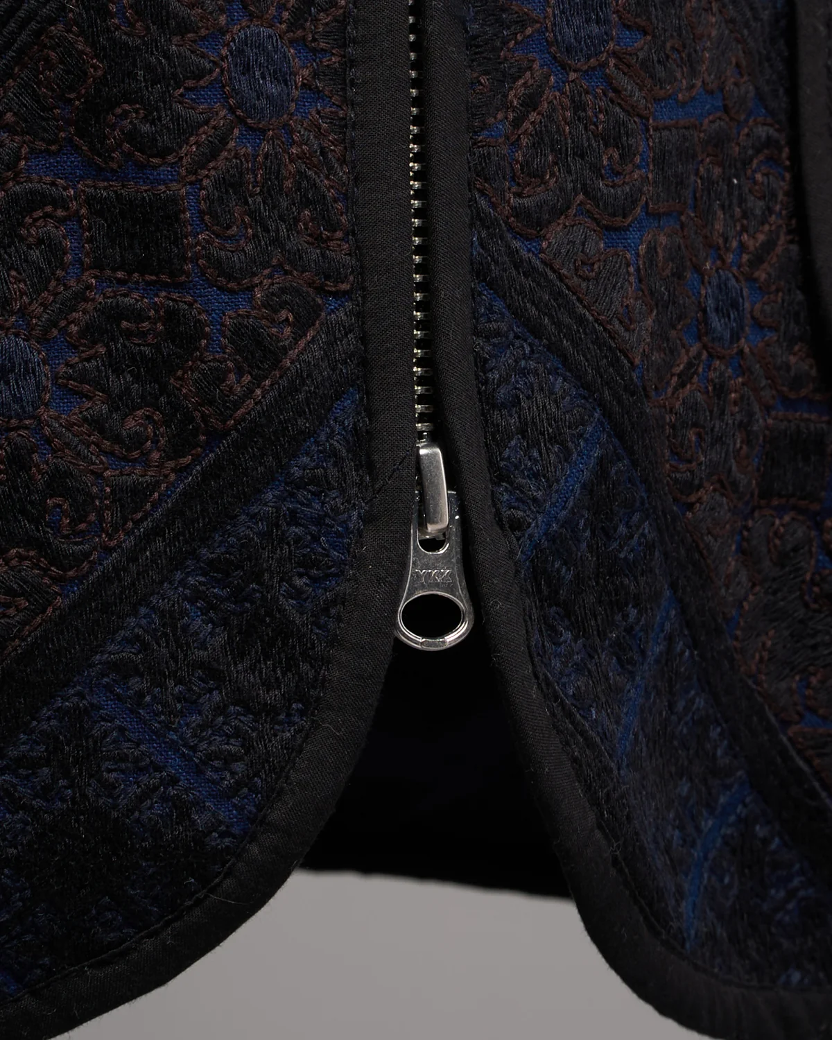 Amardeep Indigo Khadi Cotton Jacket - Image 5