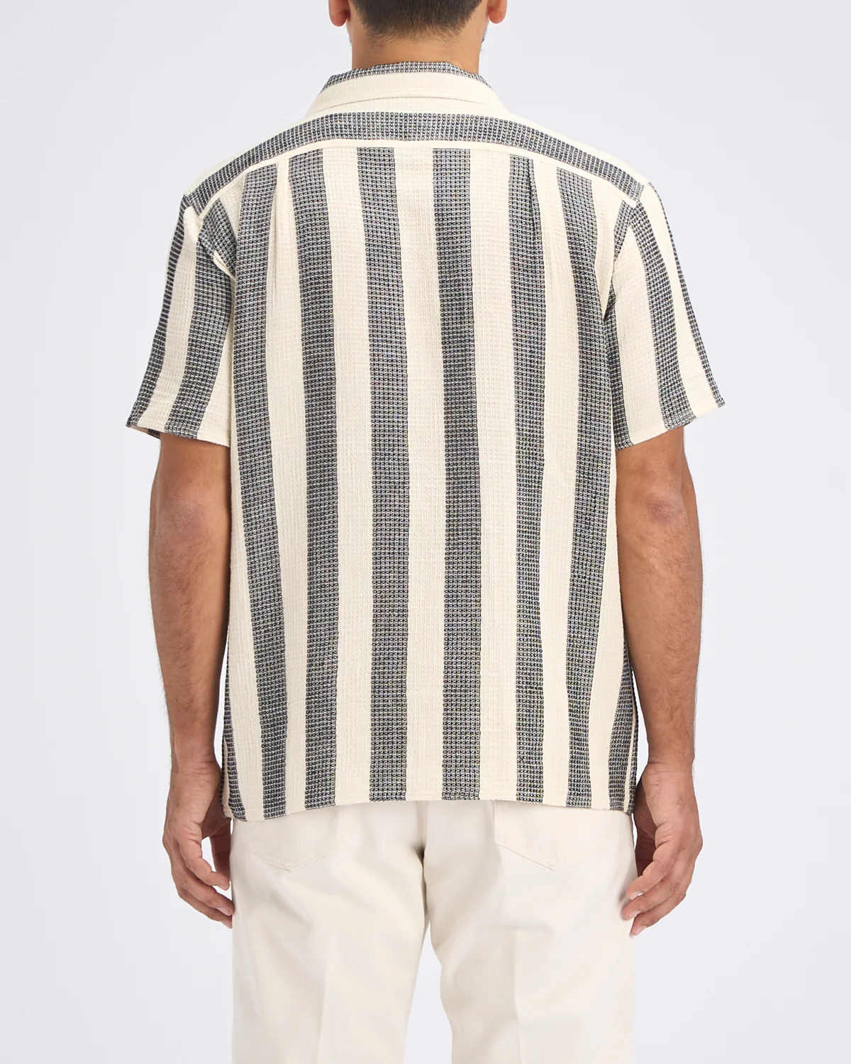 Chintan Handwoven Bold Stripe Shirt - Image 5