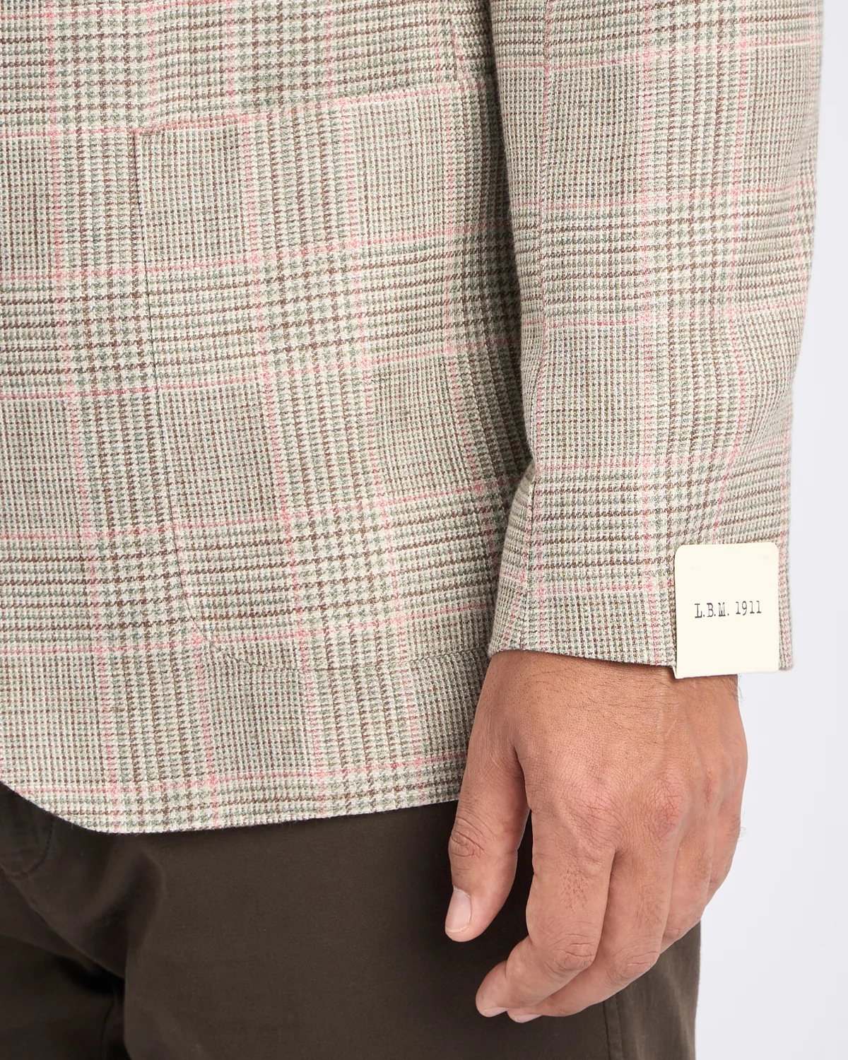 Glencheck Linen-Wool Sport Jacket - Image 10