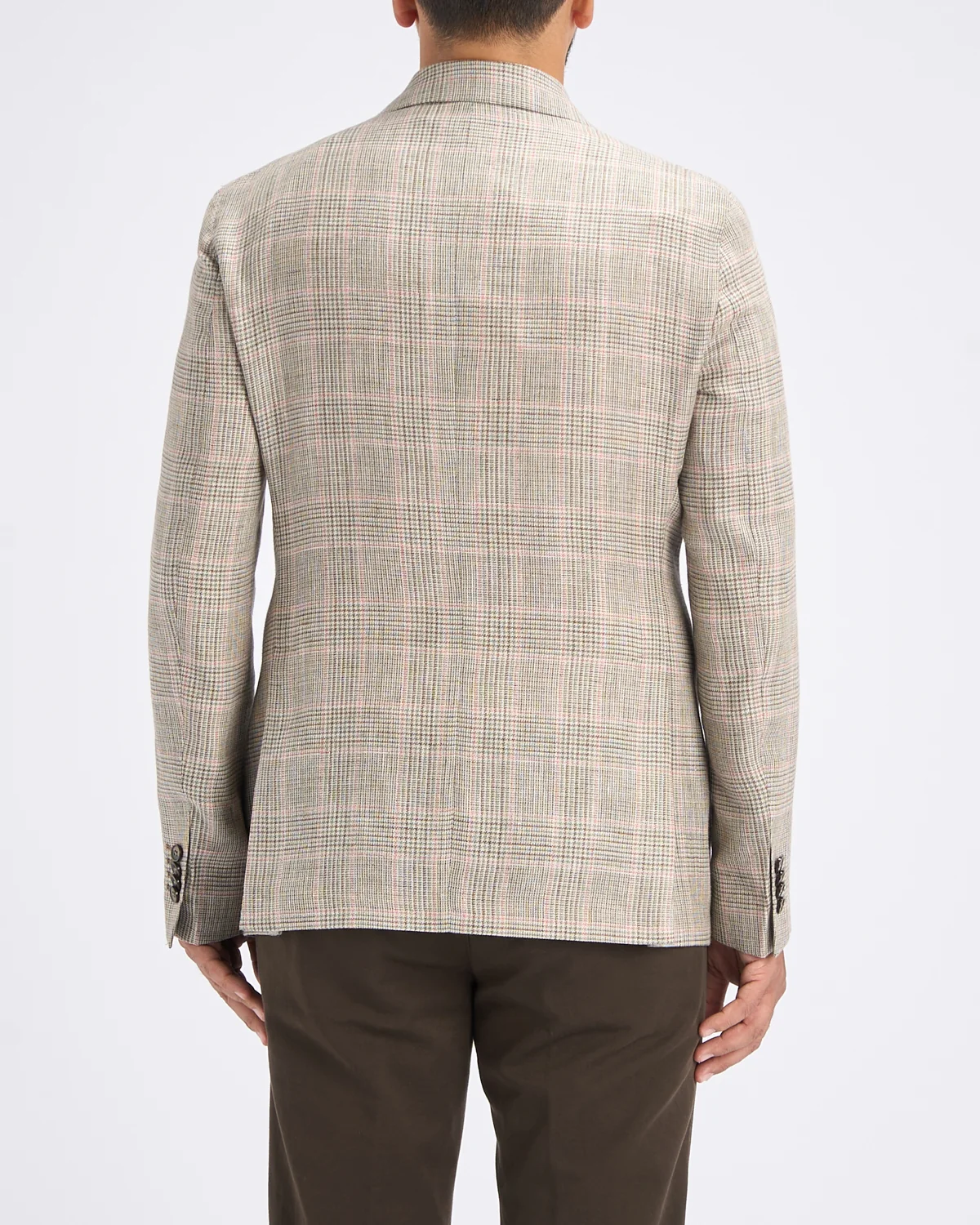 Glencheck Linen-Wool Sport Jacket - Image 5