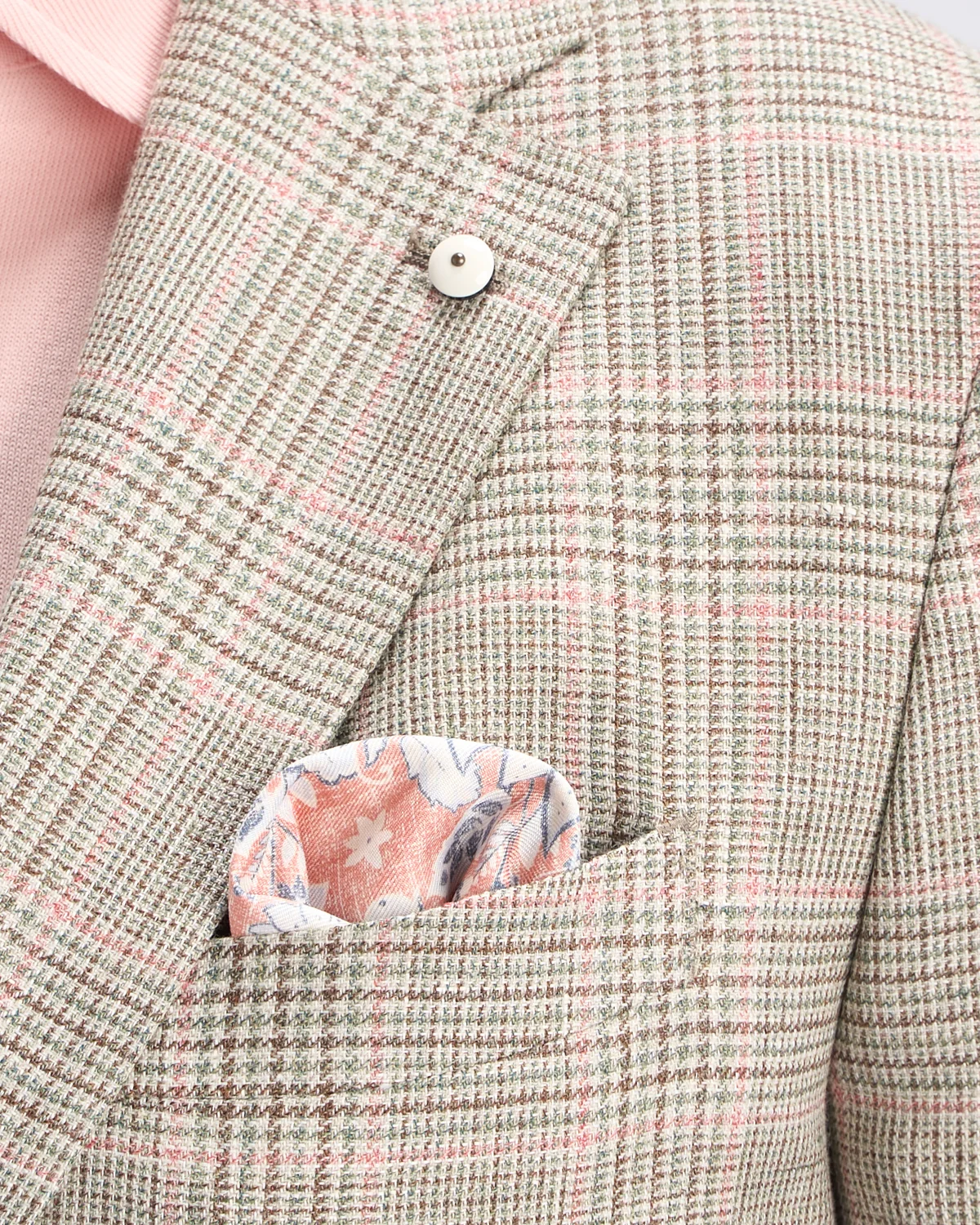 Glencheck Linen-Wool Sport Jacket - Image 7