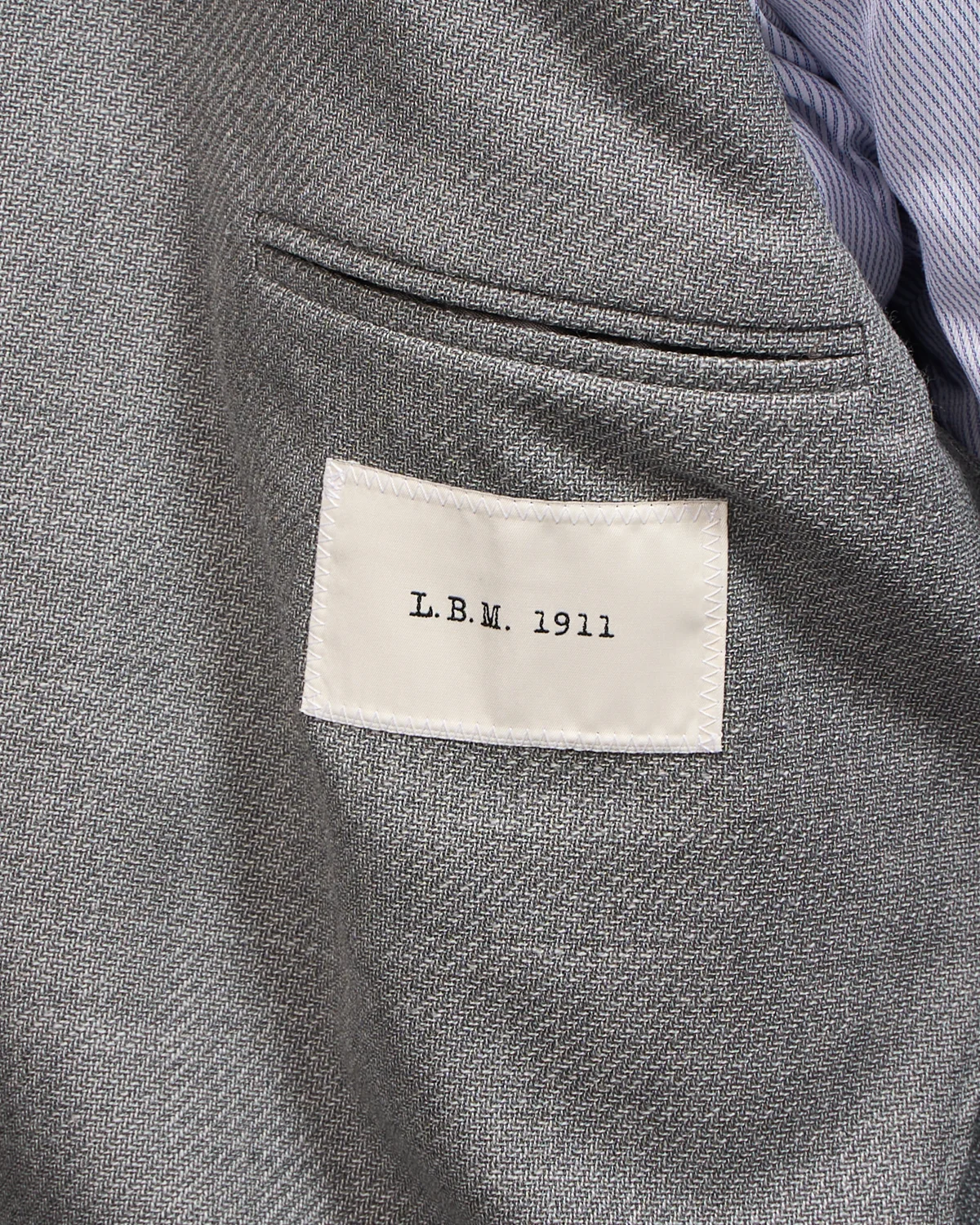 Light Grey Wool Serge Twill Soft Sport Jacket - Image 8