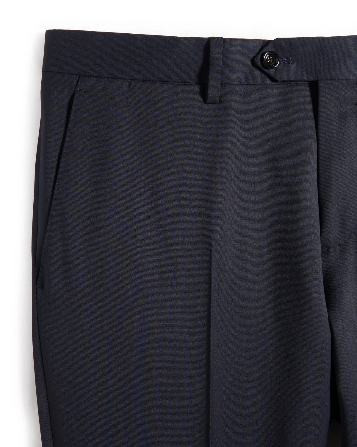 Natural Stretch Double Breasted 'Iconic' Navy Twill Hybrid Suit - Image 14