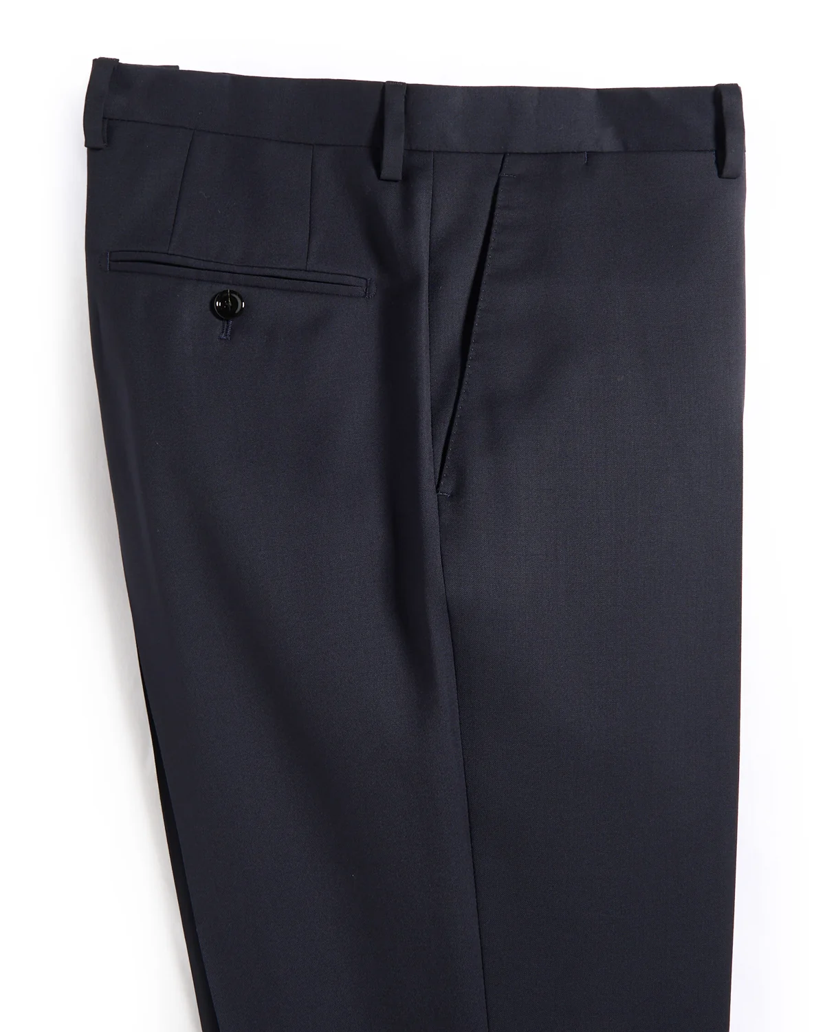 Natural Stretch Double Breasted 'Iconic' Navy Twill Hybrid Suit - Image 15