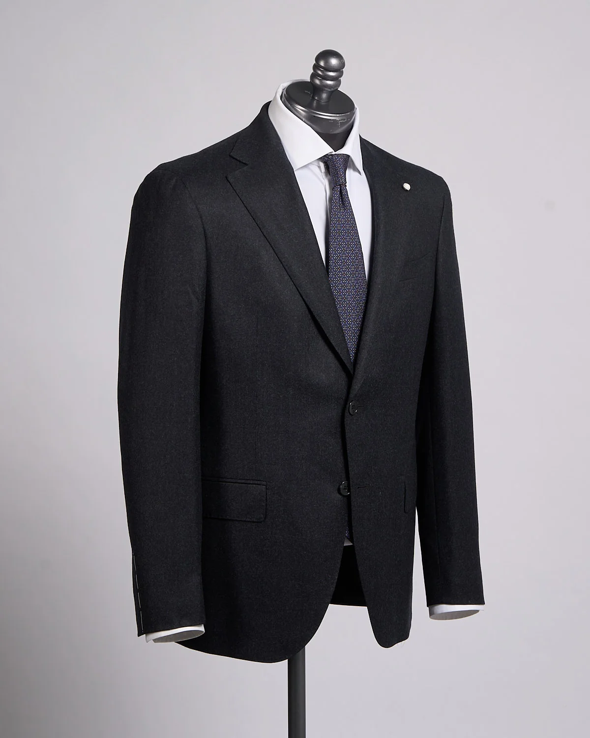 Charcoal Flannel Wool Soft Dream Suit