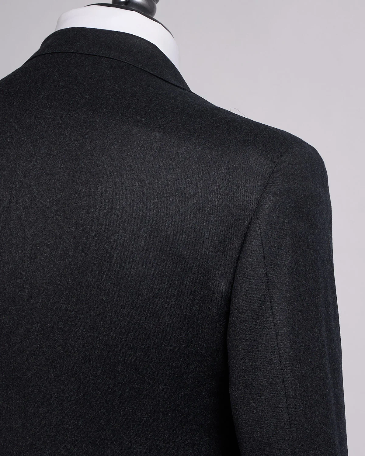 Charcoal Flannel Wool Soft Dream Suit - Image 2