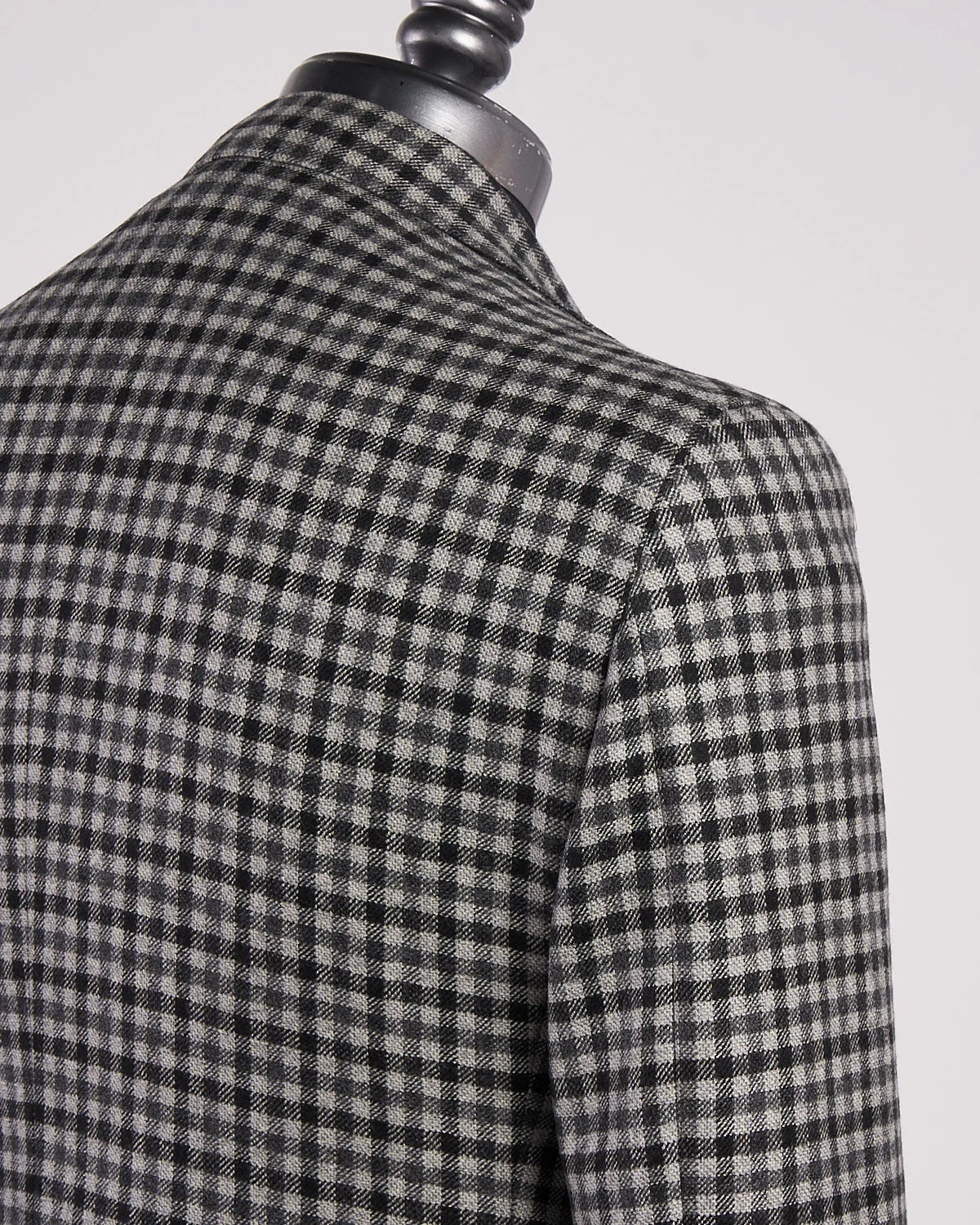 Flannel Gingham Wool Sport Jacket - Image 3