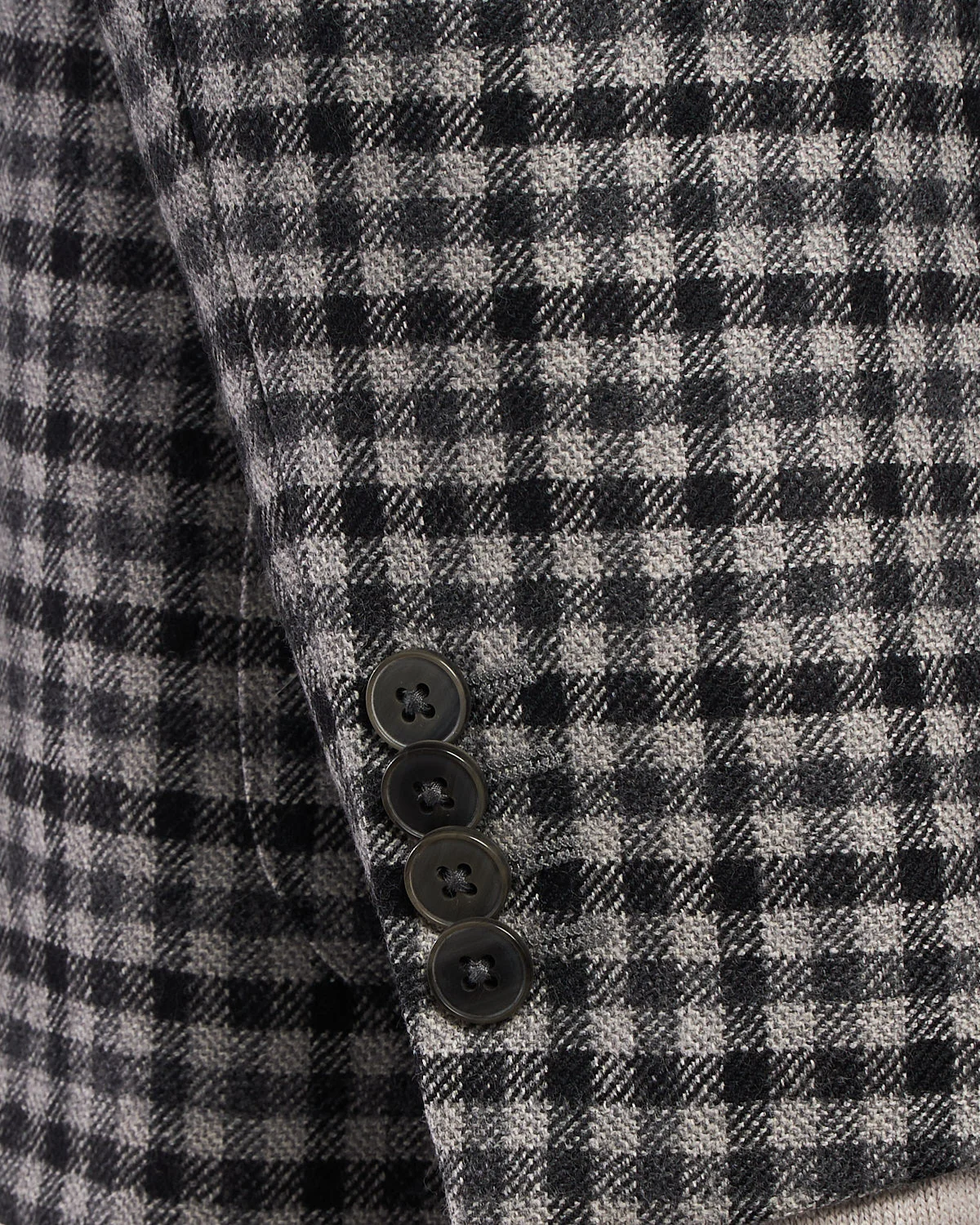 Flannel Gingham Wool Sport Jacket - Image 6