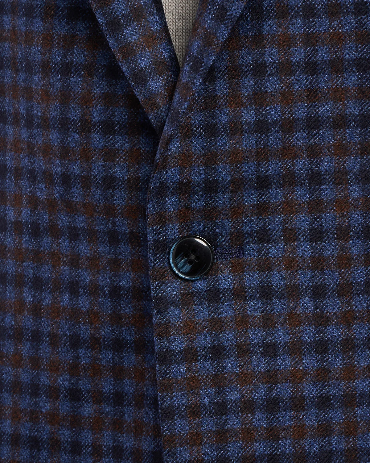 Flannel Gingham Wool Sport Jacket - Image 4