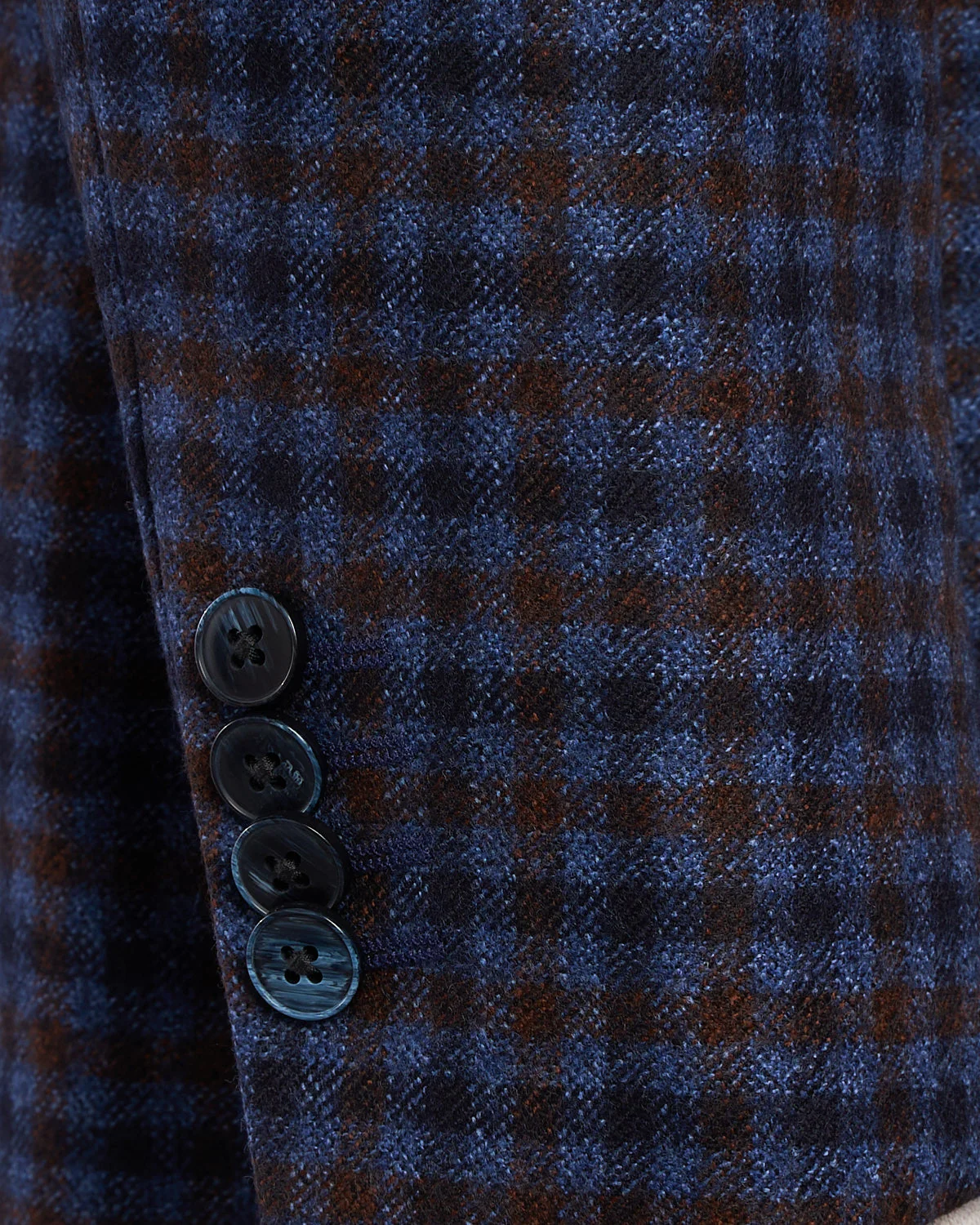 Flannel Gingham Wool Sport Jacket - Image 6