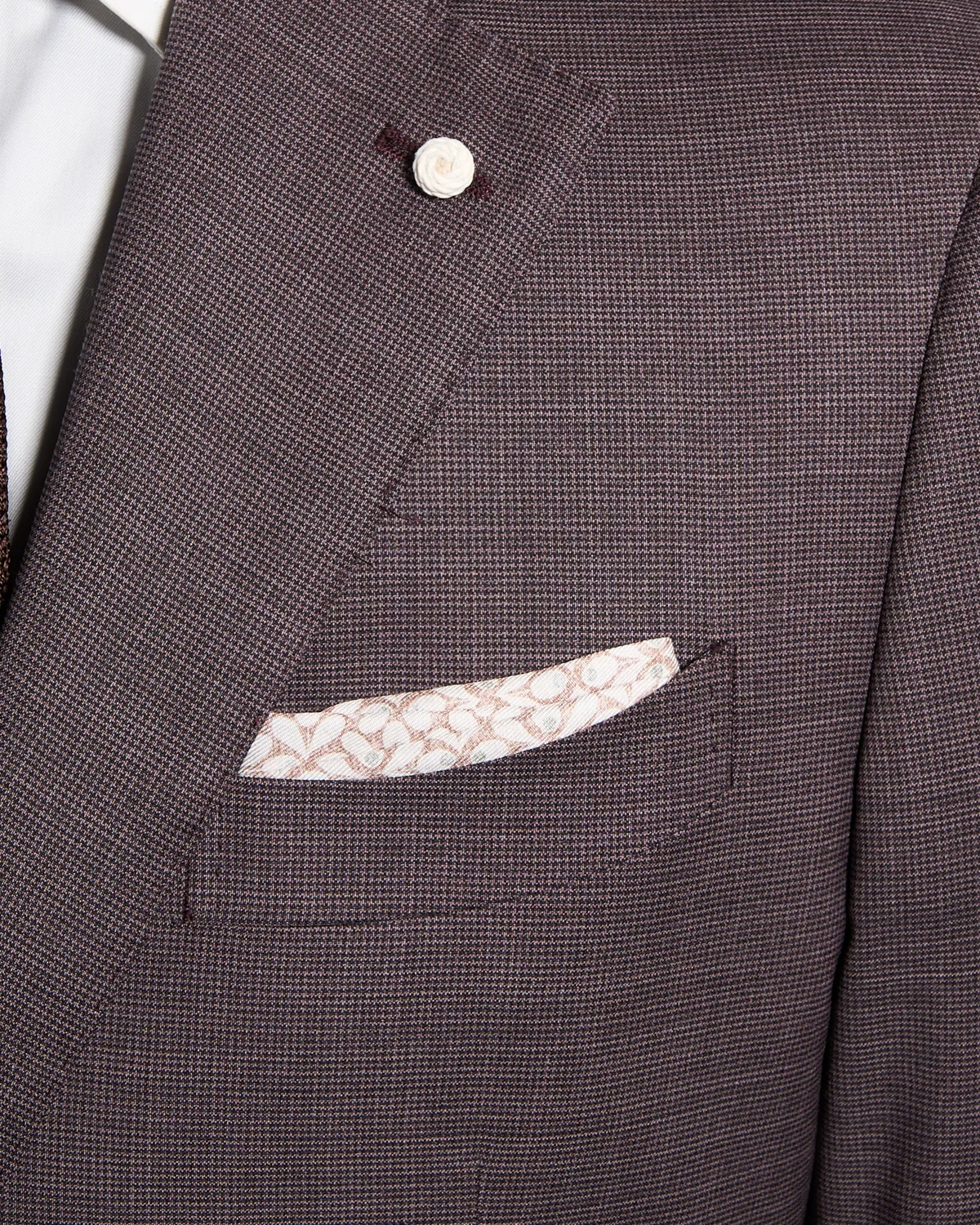 Micro Houndstooth Wool Stretch Suit - Image 6