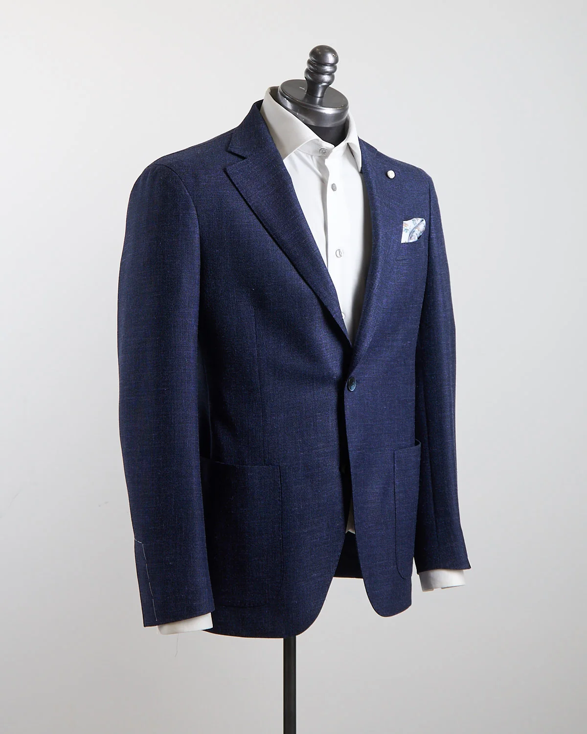 Summertime Hopsack Solid Navy Blazer