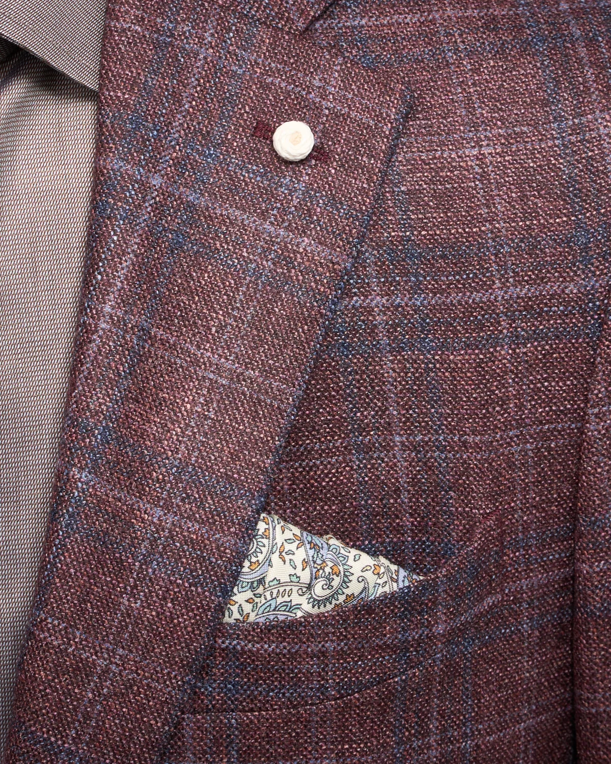 Wool Silk & Cashmere Check Dream Sport Jacket - Image 5