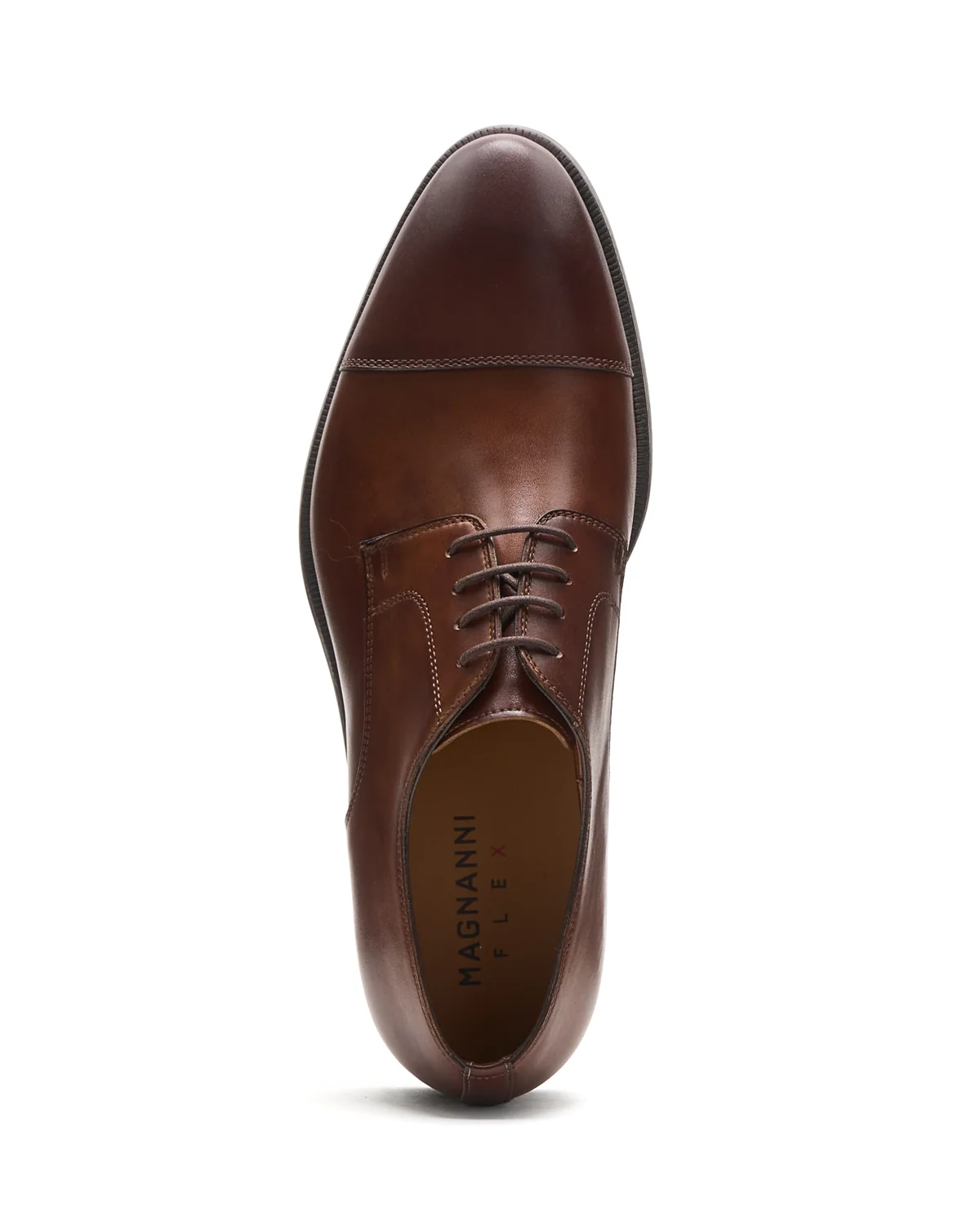 Harlan Leather Blucher Cap Toe Dress Shoes - Image 3