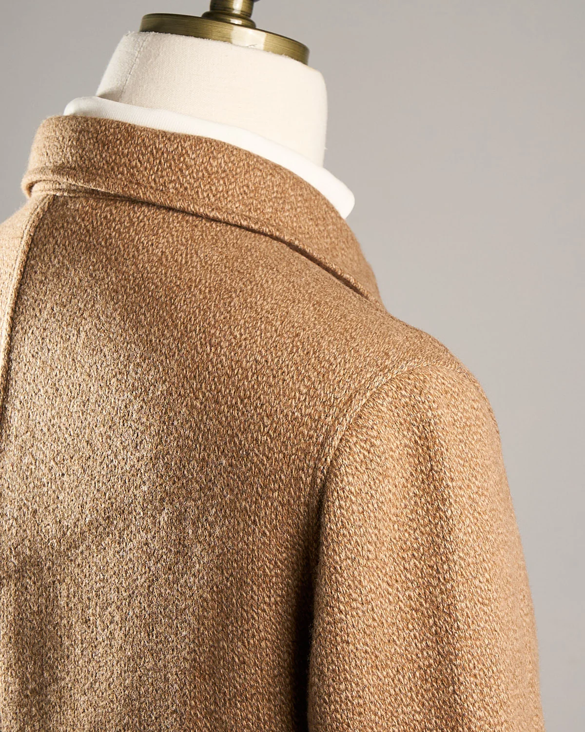 Elasi Wool Silk Cashmere Knit Overshirt - Image 4