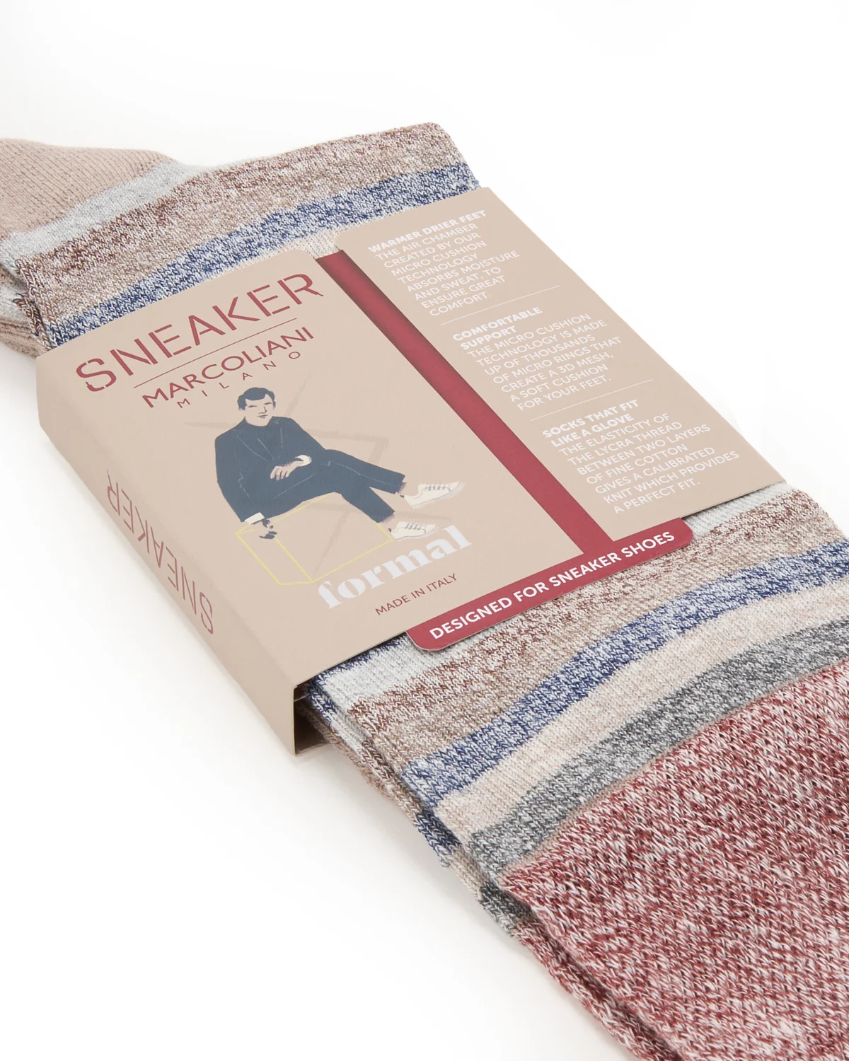Linen & Cotton Rainbow Stripe - Image 2