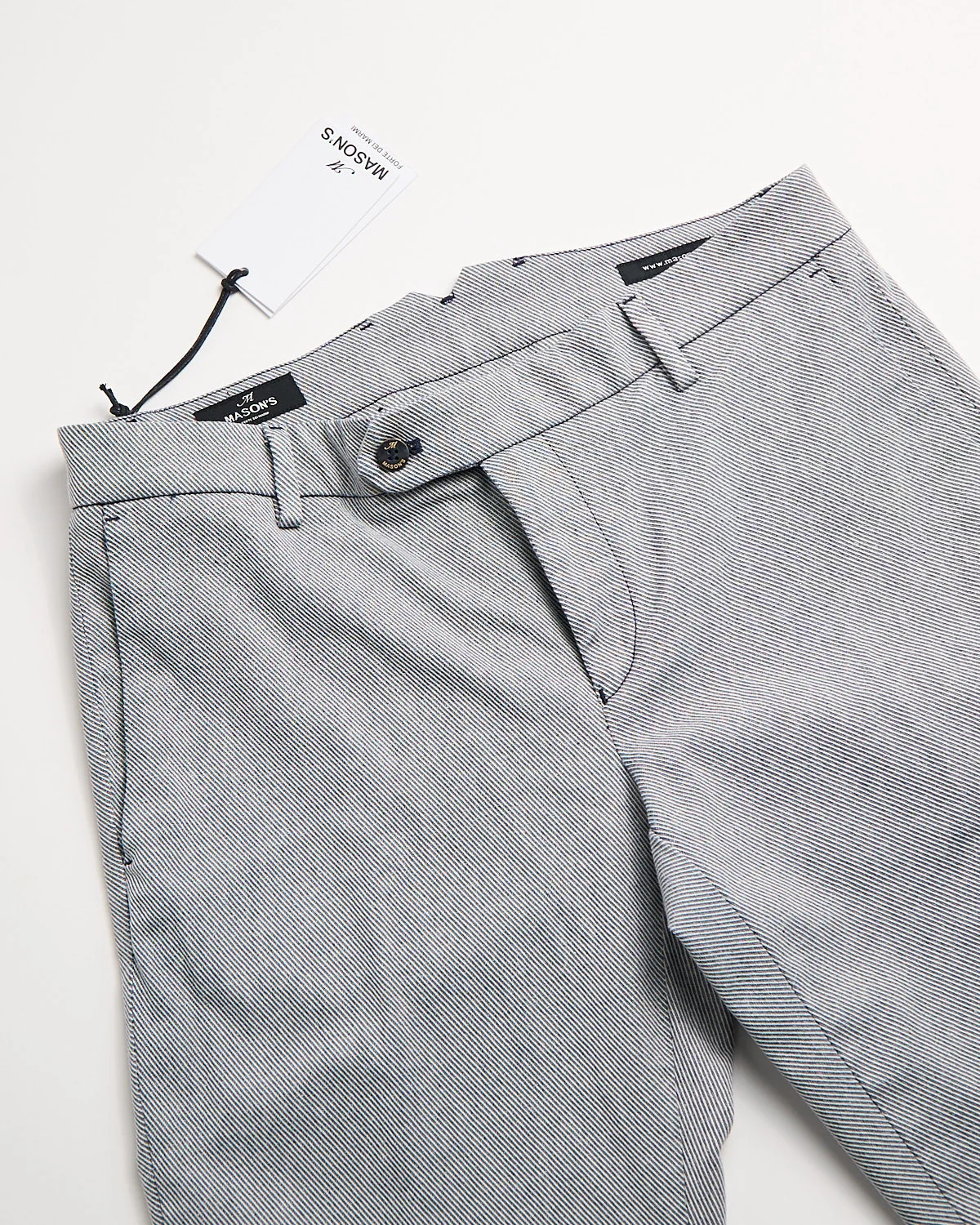 Cavalry Twill 'New York' Stretch Cotton Pants - Image 4