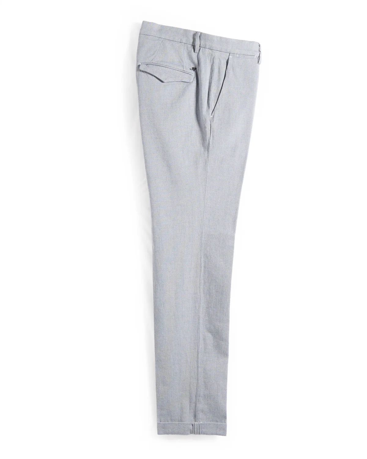 Cotton Stretch Basketweave Print Pant - Image 3