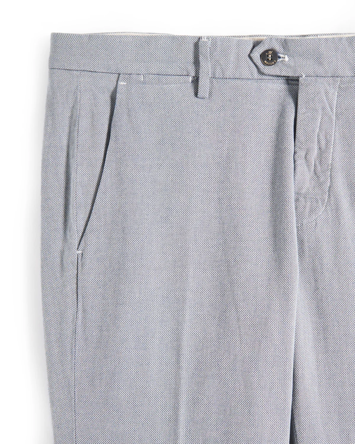 Cotton Stretch Basketweave Print Pant - Image 4