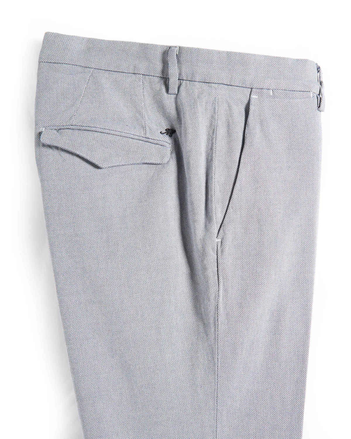 Cotton Stretch Basketweave Print Pant - Image 5